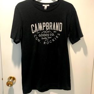 Dark Grey Camp Brand Goods T-shirt